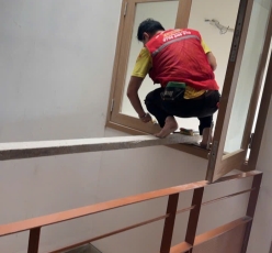 Vệ sinh nhà phố cao cấp cho anh khách cũ tại Gò Vấp