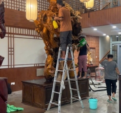 Vệ sinh Nhà hàng cao cấp Lâm Phụng Lầu tại quận 6